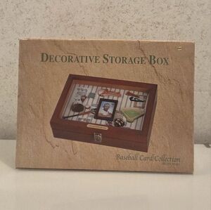 Vintage Baseball Card Storage Box